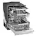 Alt View 11. LG - STUDIO 24" Top Control Smart Built-In Stainless Steel Tub Dishwasher with 3rd Rack, QuadWash, True Steam and 40dBA - Stainless Steel.