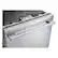 Alt View 18. LG - STUDIO 24" Top Control Smart Built-In Stainless Steel Tub Dishwasher with 3rd Rack, QuadWash, True Steam and 40dBA - Stainless Steel.