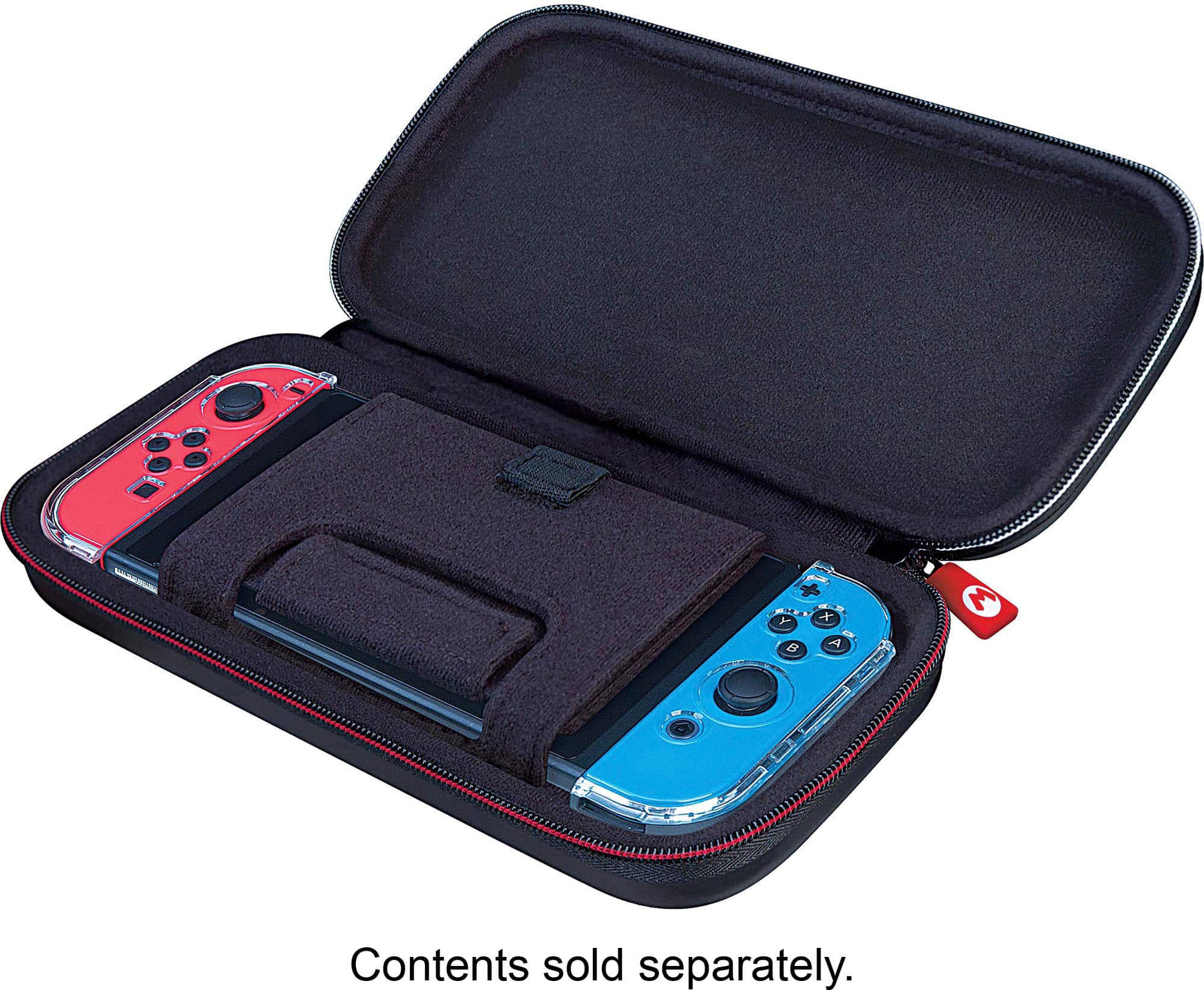 Alt View 15. RDS Industries - Nintendo Switch Game Traveler Deluxe Travel Case - Black.