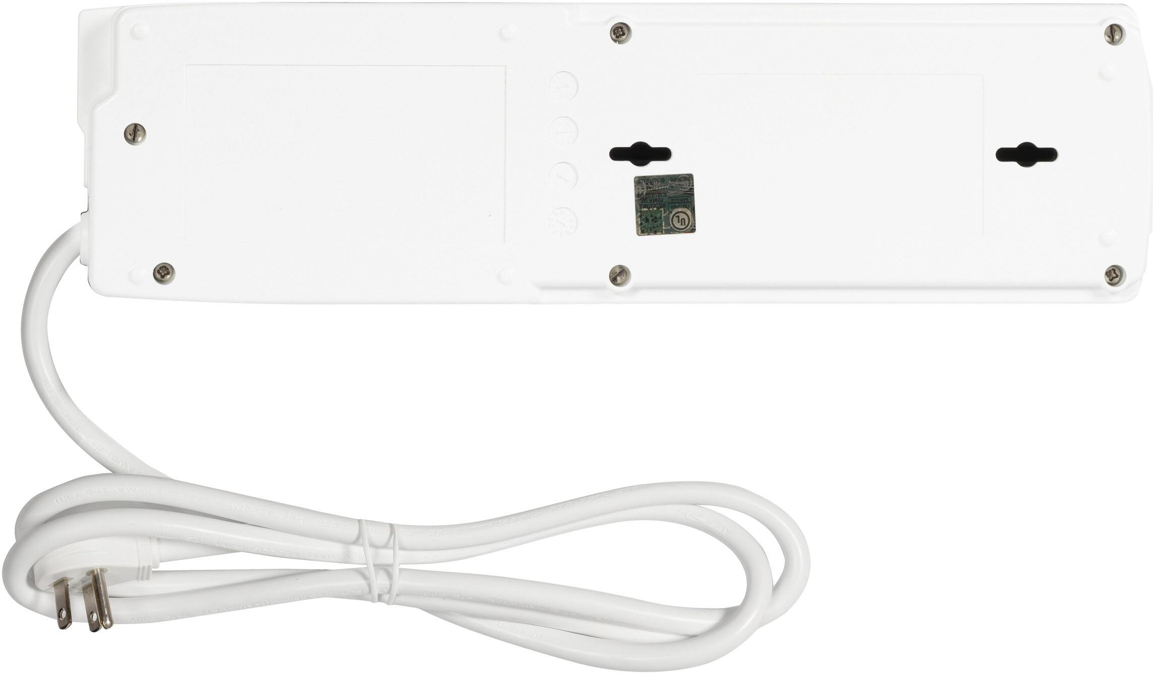 Alt View 11. ELAC ProteK - 6 Outlet 540 Joules Surge Protector - Black.