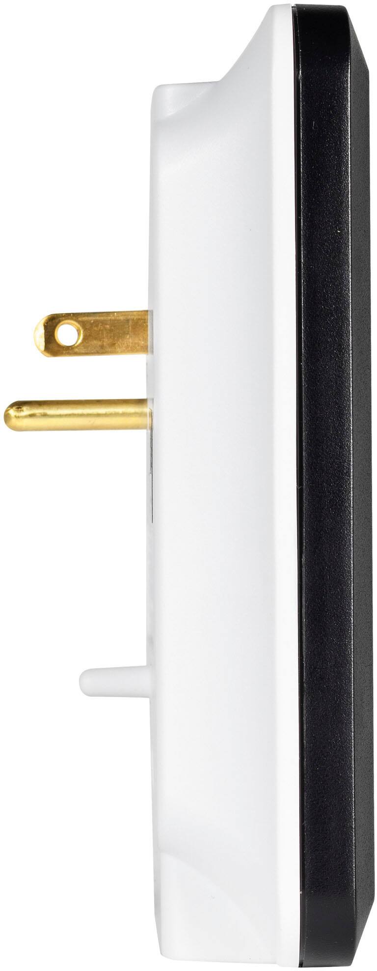 Alt View 13. ELAC ProteK - 6 Outlet Surge Protector with Dual USB - Black.