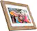 Angle. Aluratek - 10" LCD Wi-Fi Touchscreen Digital Photo Frame - Distressed Wood.