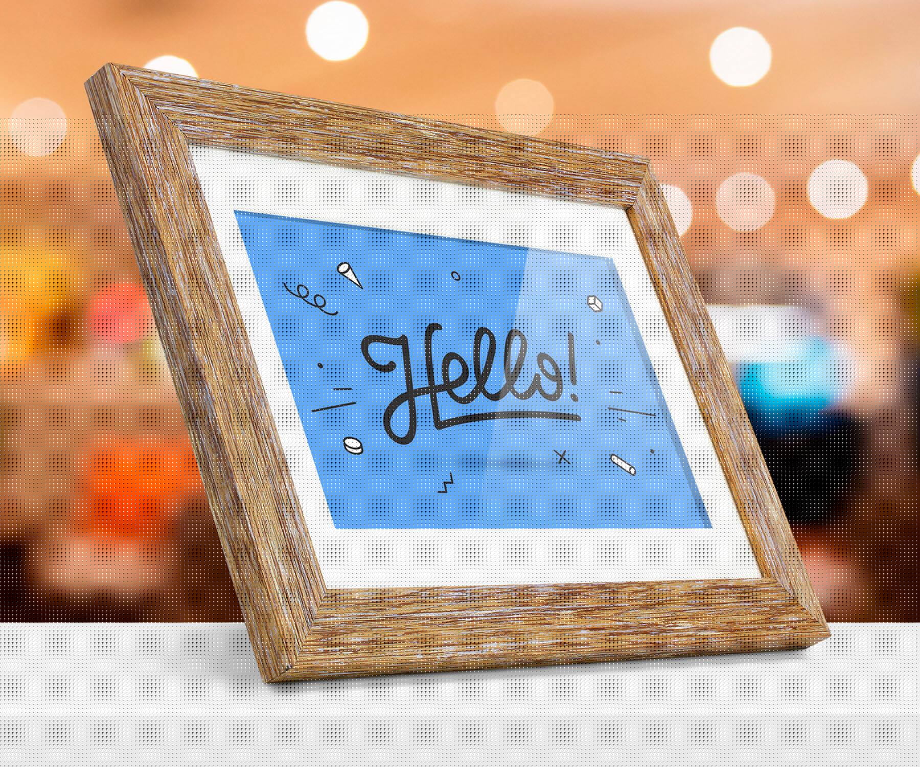 Alt View 16. Aluratek - 10" LCD Wi-Fi Touchscreen Digital Photo Frame - Distressed Wood.