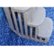 Alt View Zoom 13. Main Access - Smart Step 24 Inch Wide Swimming Pool Entrance w/ Hand Rail Support - White.