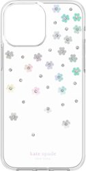 kate spade new york - Protective Hardshell Case for iPhone 13/12 Pro Max - Scatterred Flowers - Front_Zoom