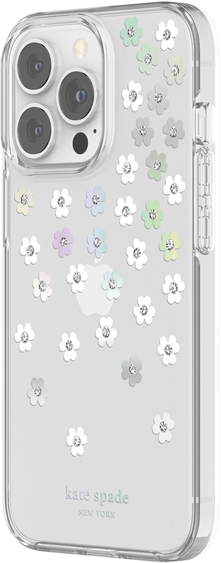 Angle View: kate spade new york - Protective Hardshell Case for iPhone 13 Pro - Flower