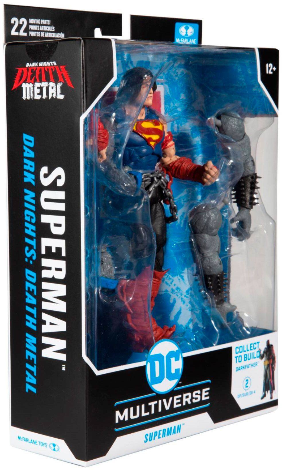 Alt View 19. McFarlane Toys - DC Dark Nights: Death Metal Build-A-Darkfather 7" Figure - Superman.
