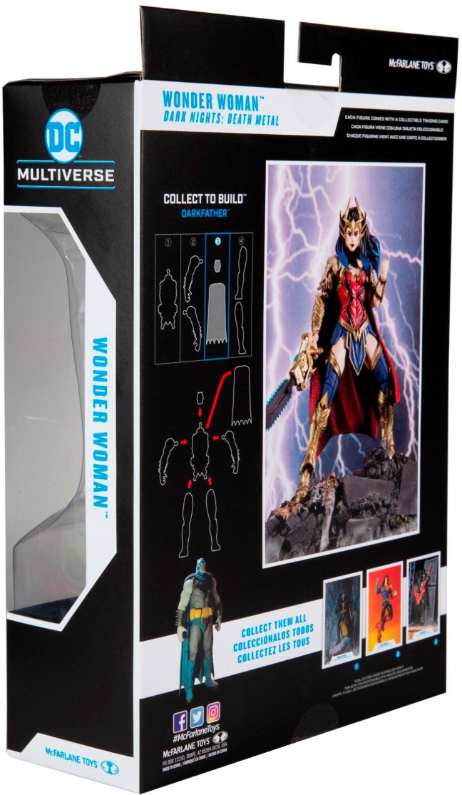 Alt View 19. McFarlane Toys - DC Dark Nights: Death Metal Build-A-Darkfather 7" Wonder Woman.