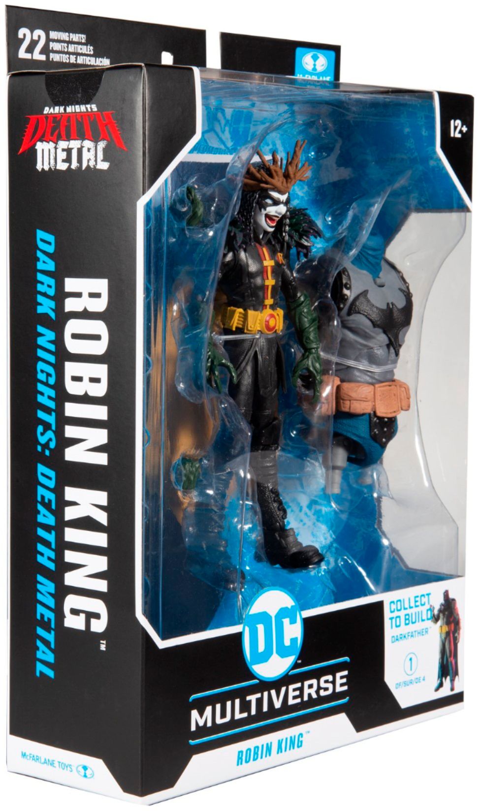 Death Metal Robin King 7 Action Figure with Build-A ‘Darkfather’ Parts and Accessories DC Multiverse Dark Nights