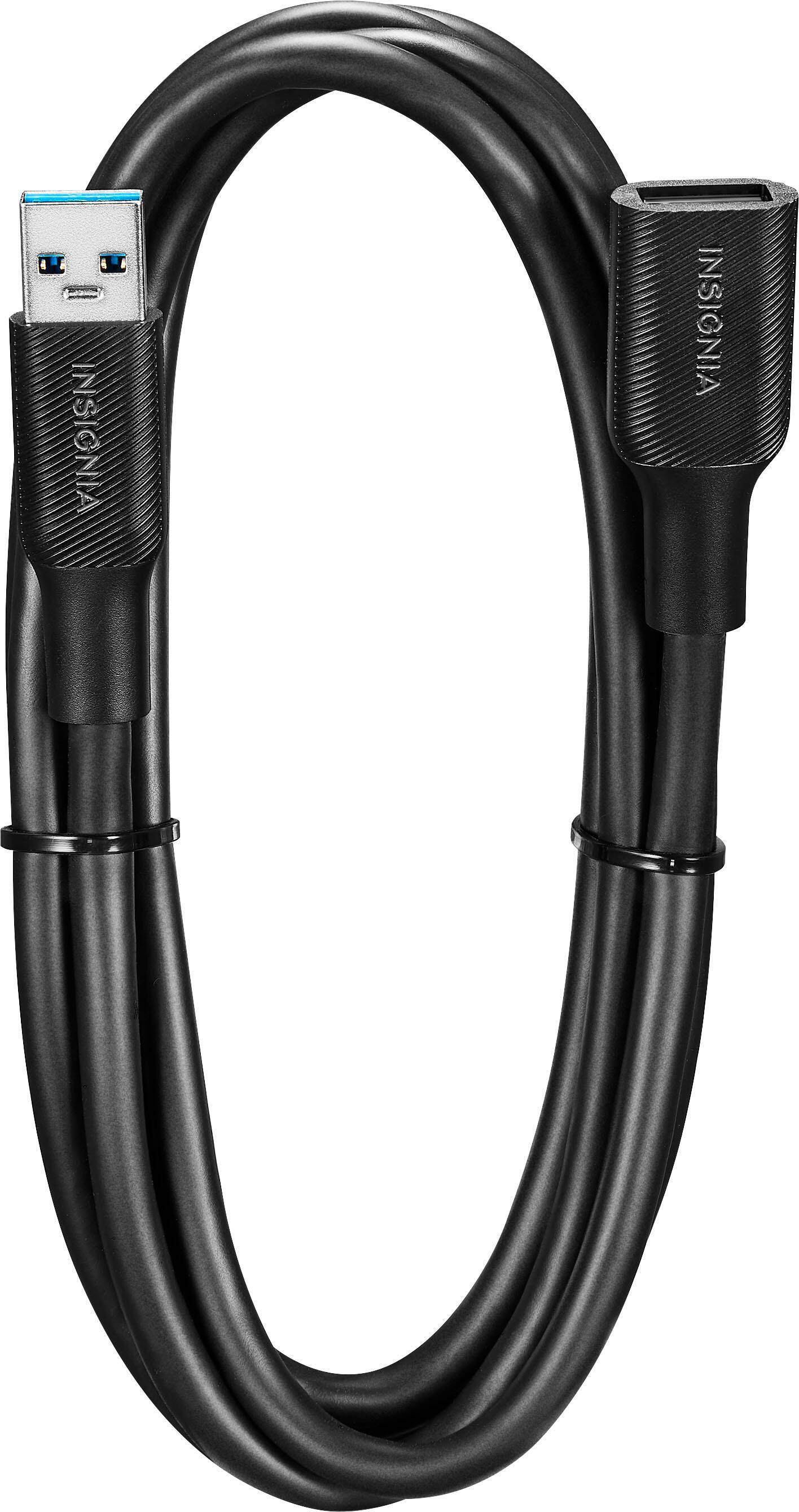 Alt View 11. Insignia™ - 6' USB 3.0 A-Male to A-Female Extension Cable - Black.