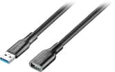 Insignia™ - 12' USB 3.0 A-Male to A-Female Extension Cable - Black