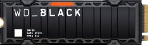 WD - WD_BLACK SN850 2TB Internal PCIe Gen 4 x4 NVMe Gaming Solid State Drive with Heatsink for Desktops - Front_Zoom