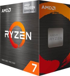 AMD - Ryzen 7 5700G 8-Core - 16-Thread - (4.6 GHz Max Boost) Unlocked Desktop Processor - Front_Zoom