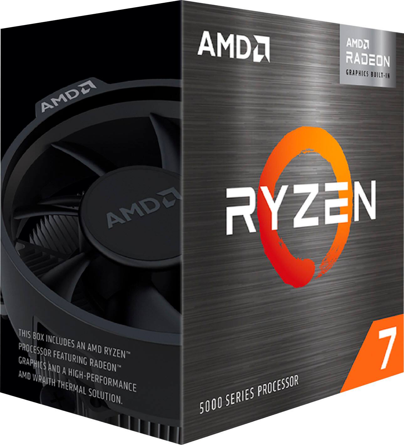 Alt View 11. AMD - Ryzen 7 5700G 8-Core - 16-Thread - (4.6 GHz Max Boost) Unlocked Desktop Processor - Black.