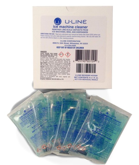 U-Line 37050 Ice Maker Cleaner - Box of 6 Packets