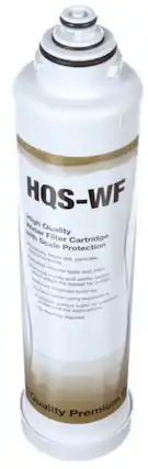 Front. U-Line - Nugget Ice Water Filter 3 Class - White.