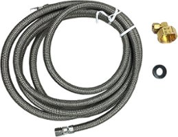 U-Line - Water Line Hook Up Kit Individual part - Silver - Front_Zoom