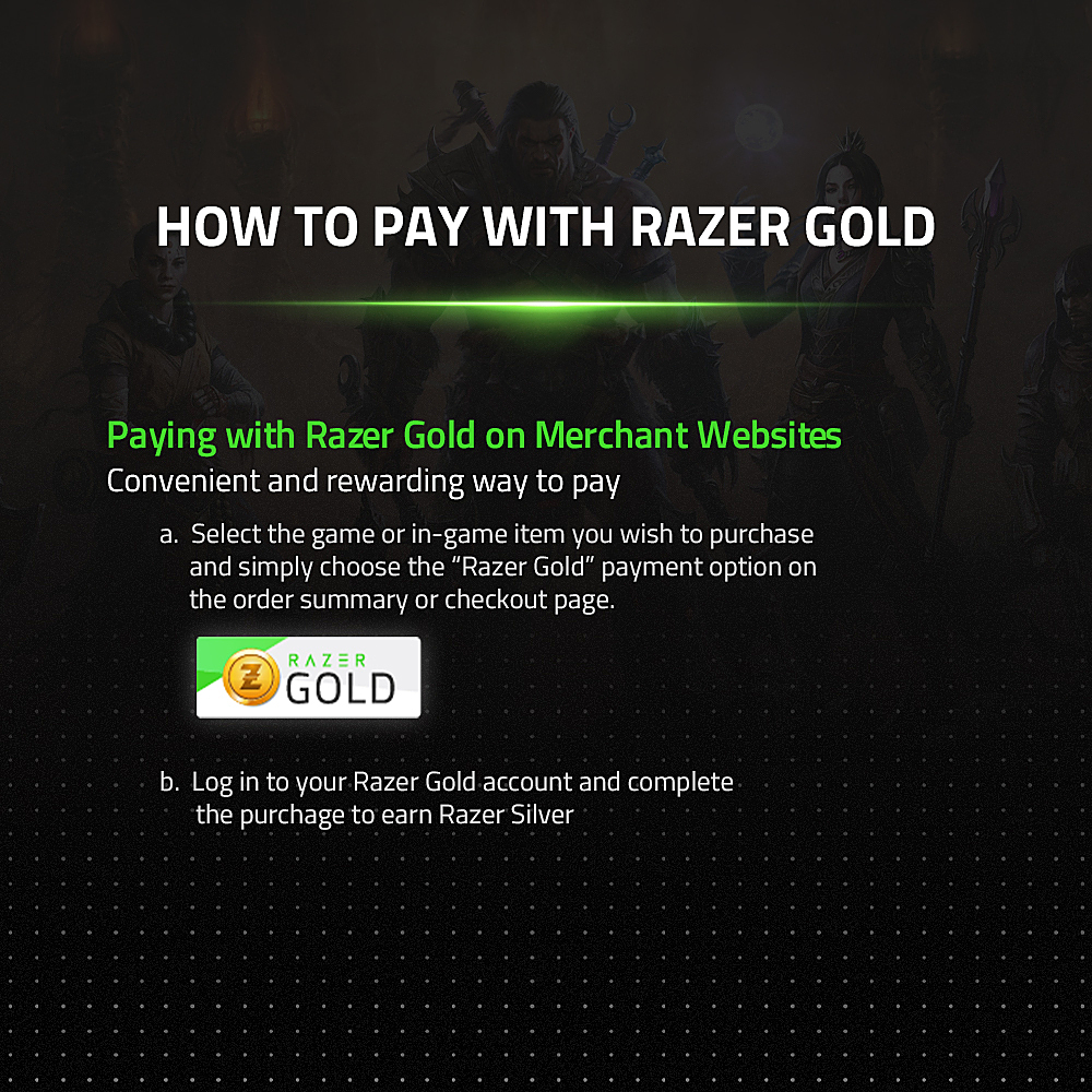 Razer Gold  Reload your Razer Gold Wallet 