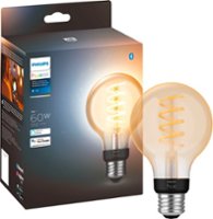 Philips - Hue Filament G25 Bluetooth Smart LED Bulb - White Ambiance - Front_Zoom