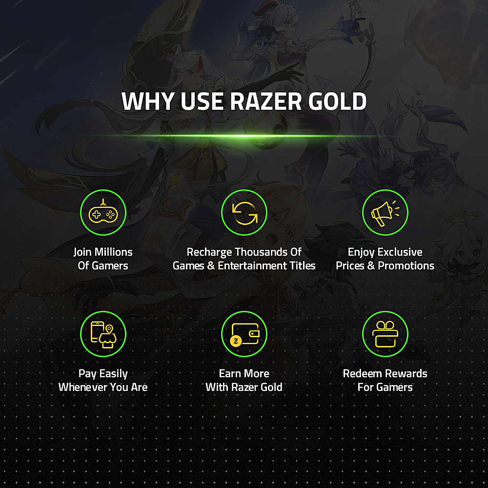 Razer Gold eGift Cards - Streaming & Gaming