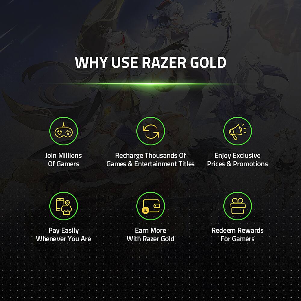 Alt View 2. Razer Gold - $50 Gift Card.