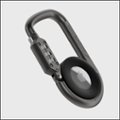 Alt View Zoom 11. Raptic - Link + Lock Item Tracker for AirTags - Black.