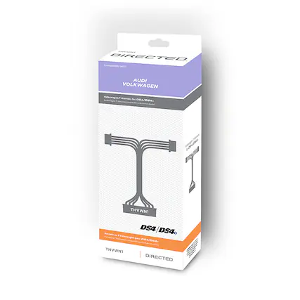 Front. Directed Electronics - T-Harness VW/Audi, Select SmartKey & Key 2006 & Up, DS4/DS4+ - Black.