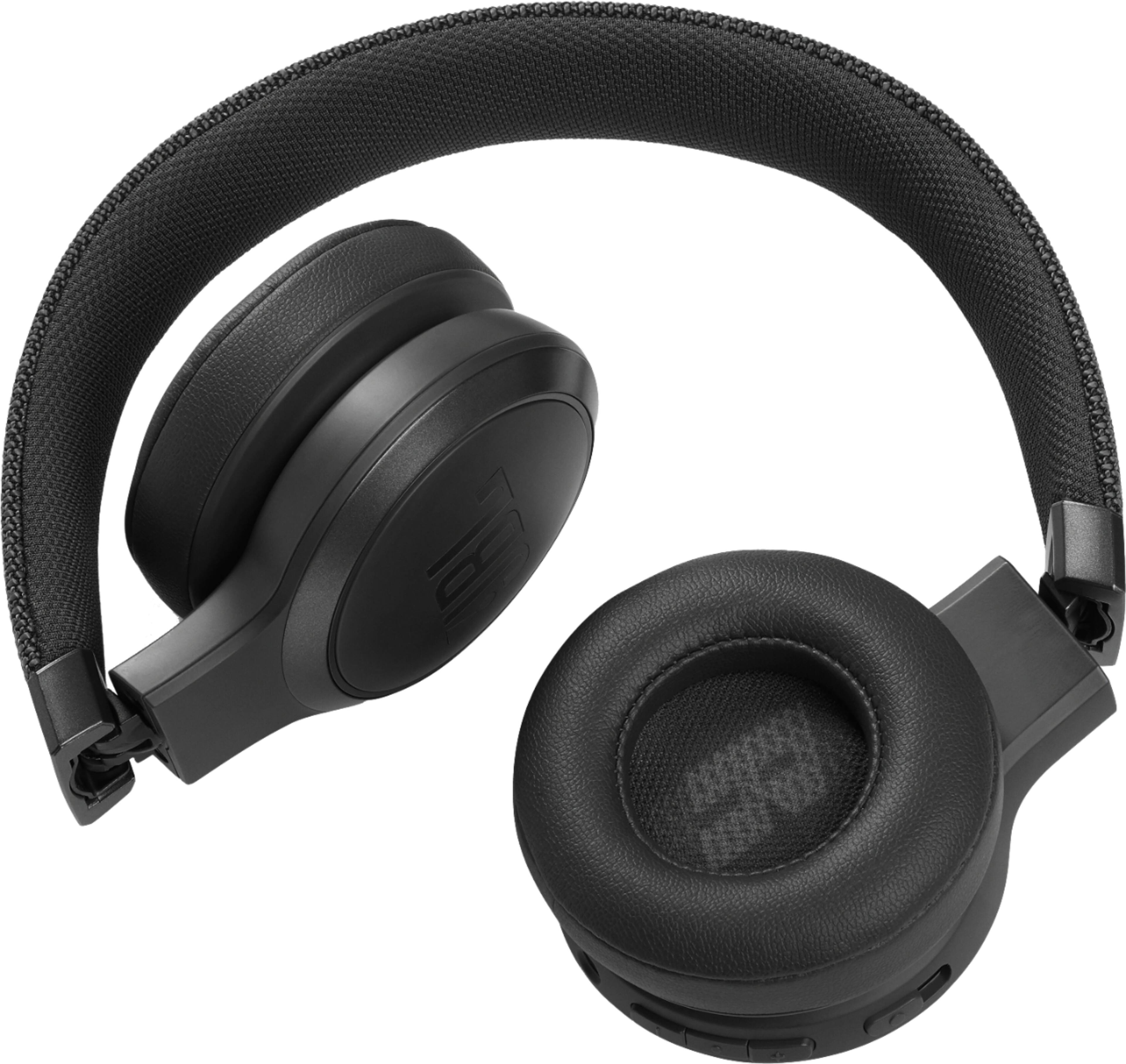 Alt View 11. JBL - Live460NC Wireless Noise Cancelling On-Ear Headphones - Black.