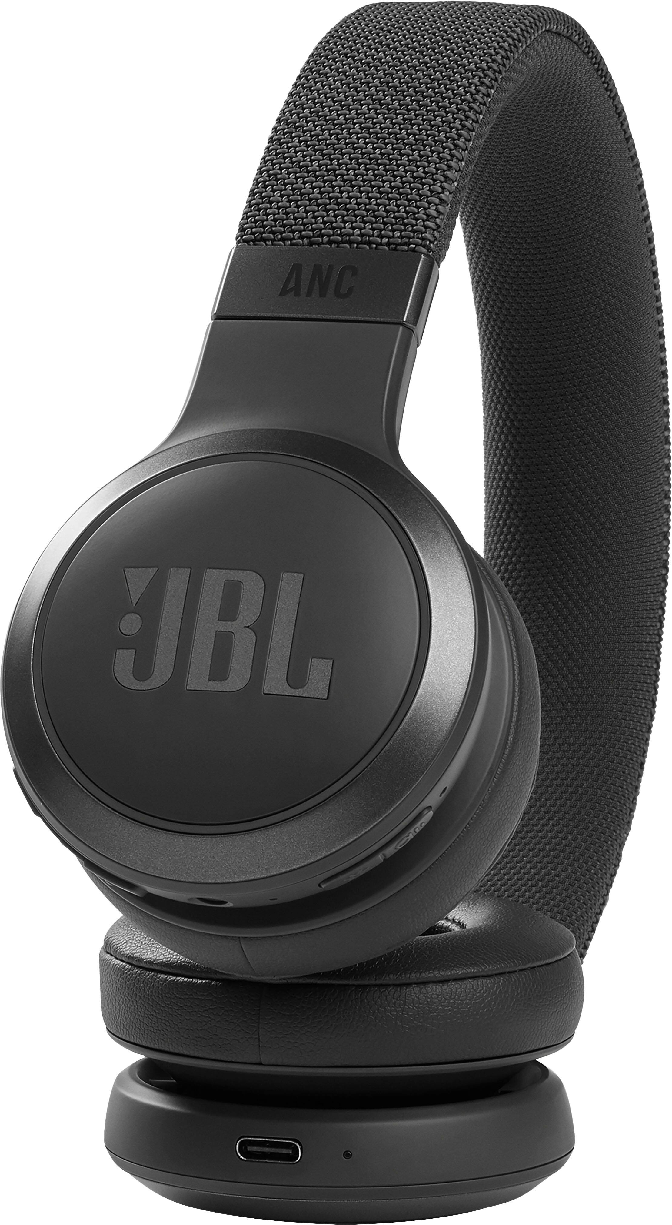 Alt View 15. JBL - Live460NC Wireless Noise Cancelling On-Ear Headphones - Black.