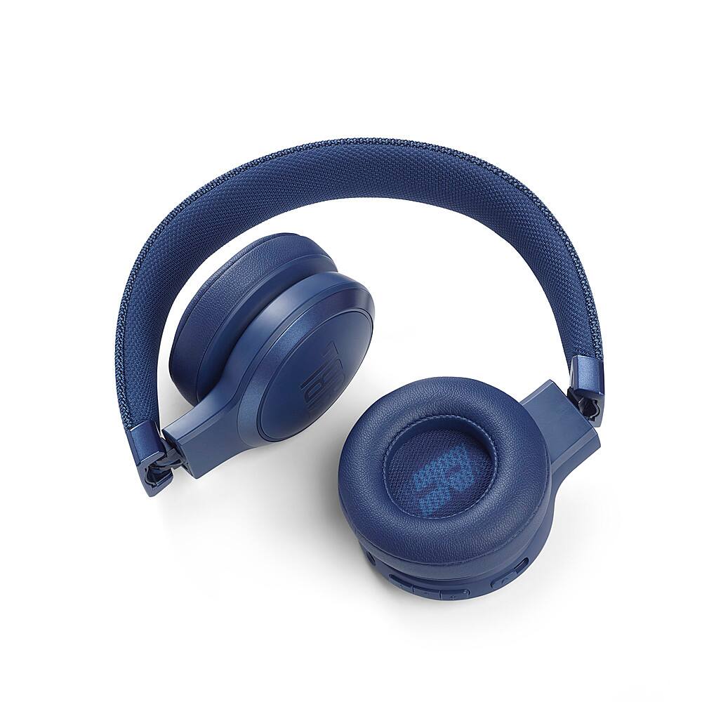 Left. JBL - LIVE460NC Wireless On-Ear NC Headphones - Blue.