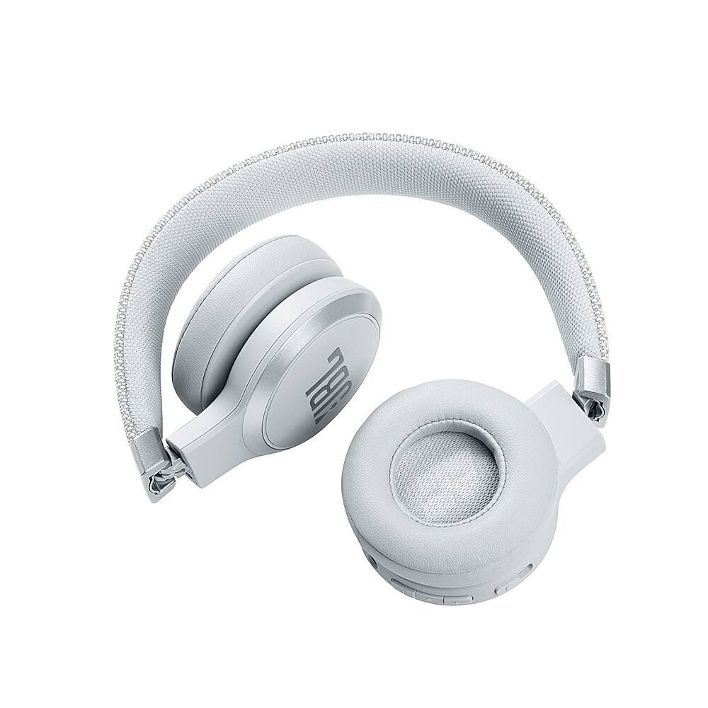 Alt View 15. JBL - LIVE460NC Wireless On-Ear NC Headphones - White.