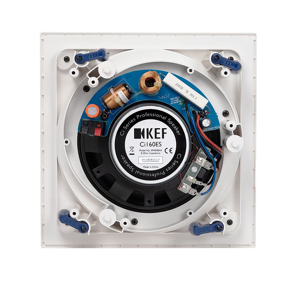 Back. KEF - CI160ES Architectural Loudspeaker Pair - Black.