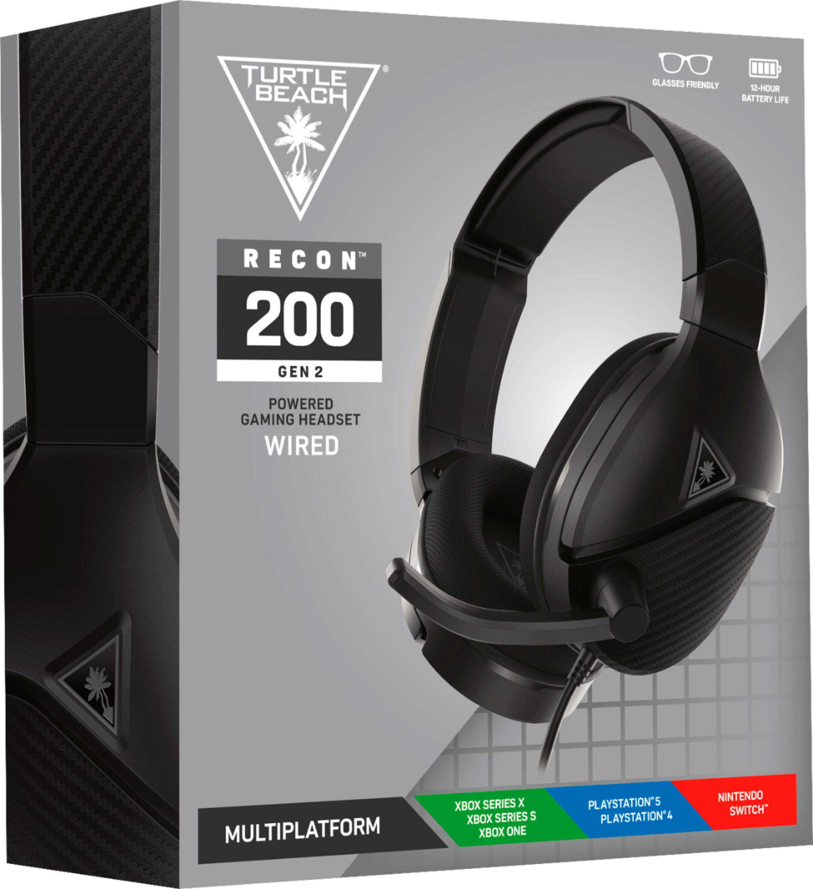 Alt View 16. Turtle Beach - Recon 200 Gen 2 Powered Gaming Headset for Xbox One, Xbox Series X|S, PS5, PS4, Nintendo Switch - Black.