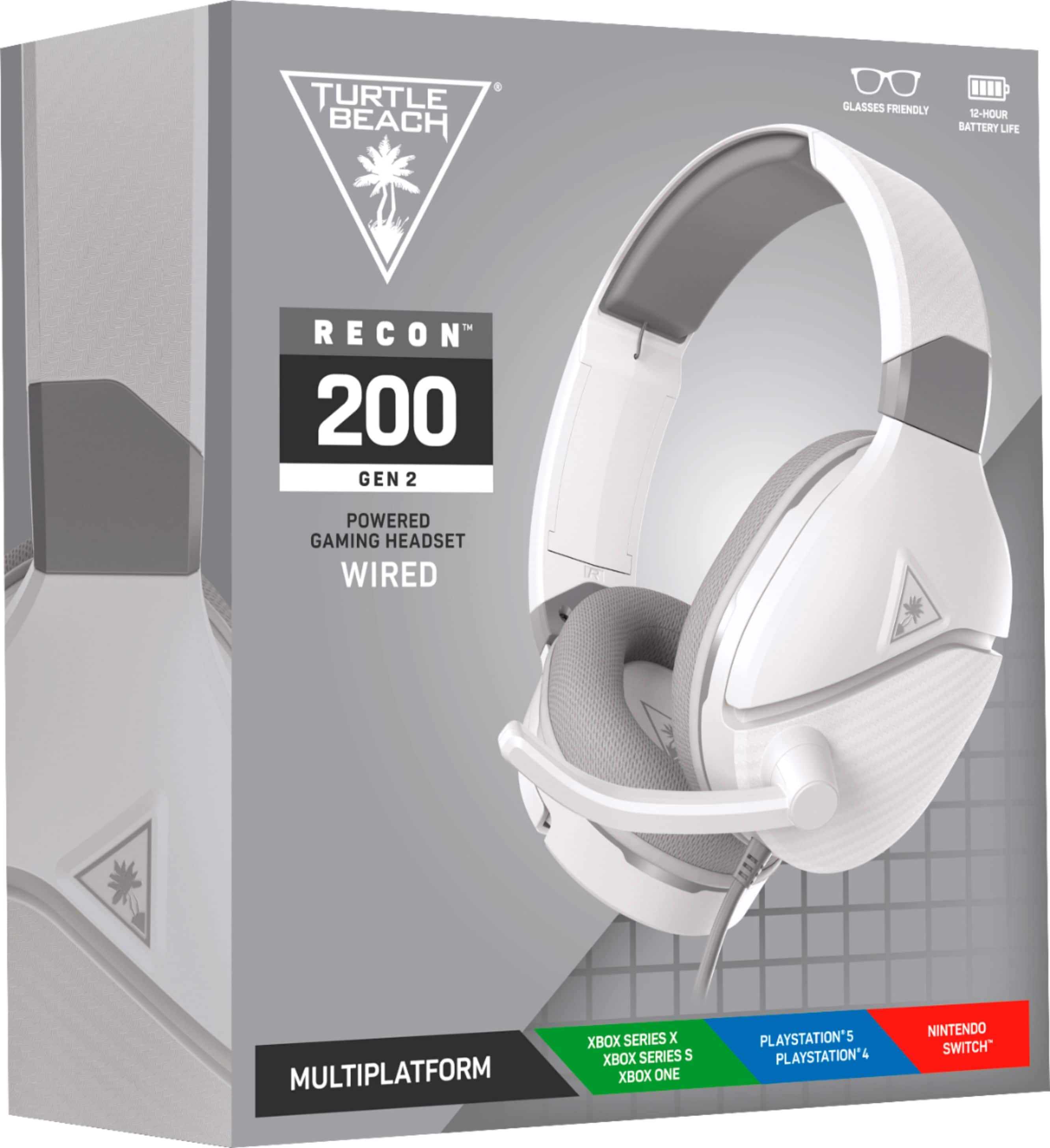 Alt View 16. Turtle Beach - Recon 200 Gen 2 Powered Gaming Headset for Xbox One, Xbox Series X|S, PS5, PS4, Nintendo Switch - White.