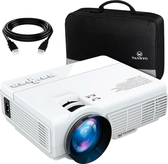 Front Zoom. Vankyo - Leisure 3 Mini Projector - White.