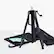 Alt View 11. Vankyo - TP20 Aluminum Tripod Projector Stand - Black.
