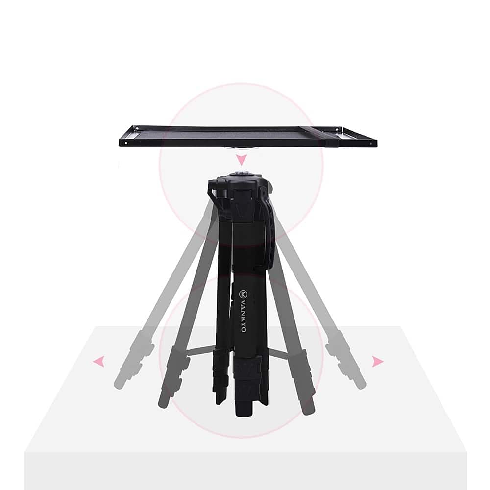Alt View 12. Vankyo - TP20 Aluminum Tripod Projector Stand - Black.