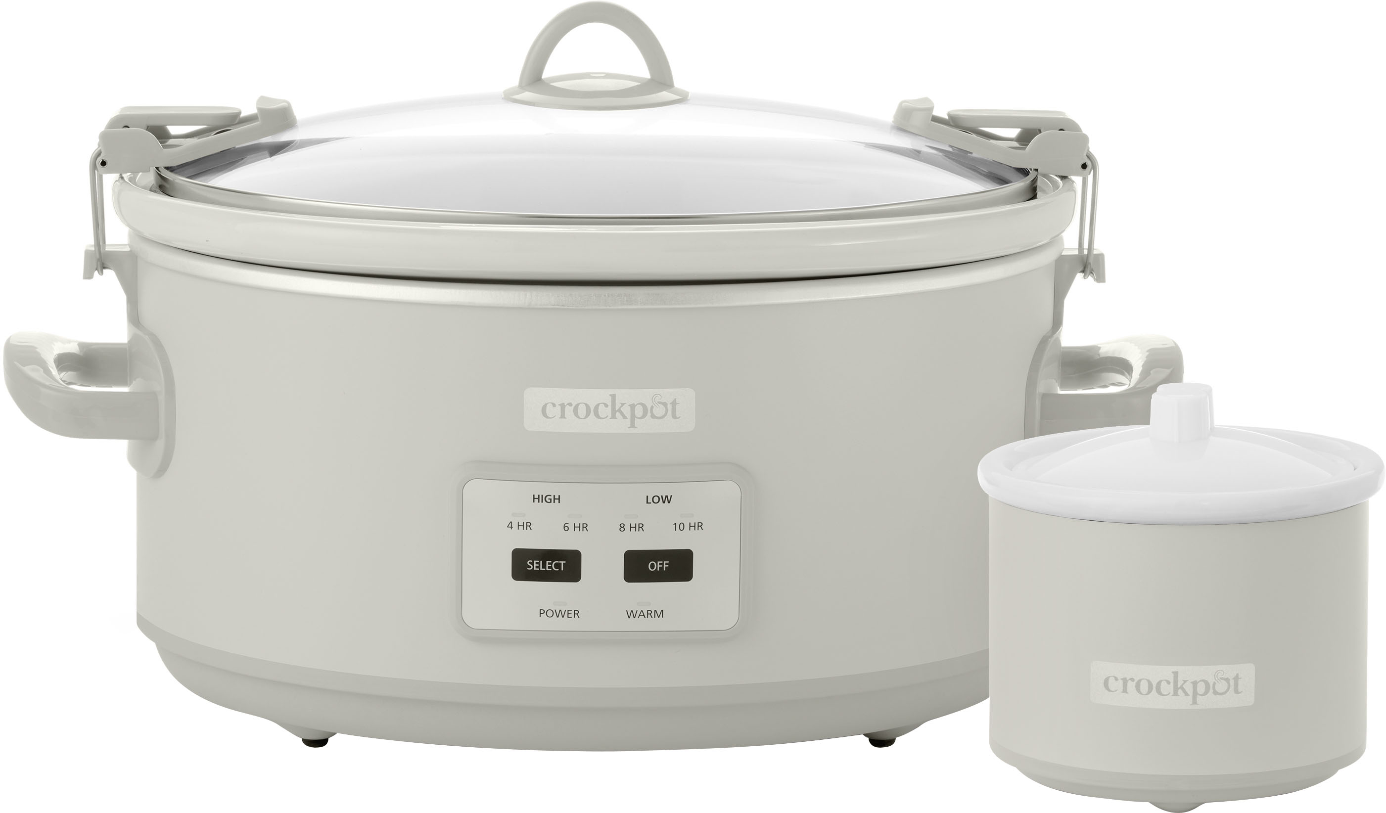 Crock-Pot Countdown 6-Quart Slow Cooker and Little  - Best Buy