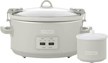 cigarette lighter crock pot Crock-Pot 20oz Portable Electric Food Warmer, Personal Lunch Box Keeps Food Spill-Free & Warm, Ideal for Travel, Work, Car, On-the-Go, Dishwasher-Safe, Giftable, Faded Blue: Home & Kitchen so you can say goodbye to throwaway containers for good Crock-Pot Portable Electric Lunch Box,