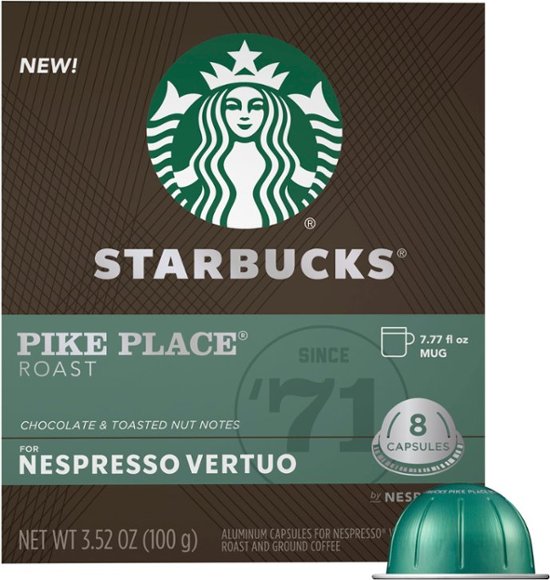 Espresso Roast Flavored Coffee  Starbucks® by Nespresso® for Vertuo