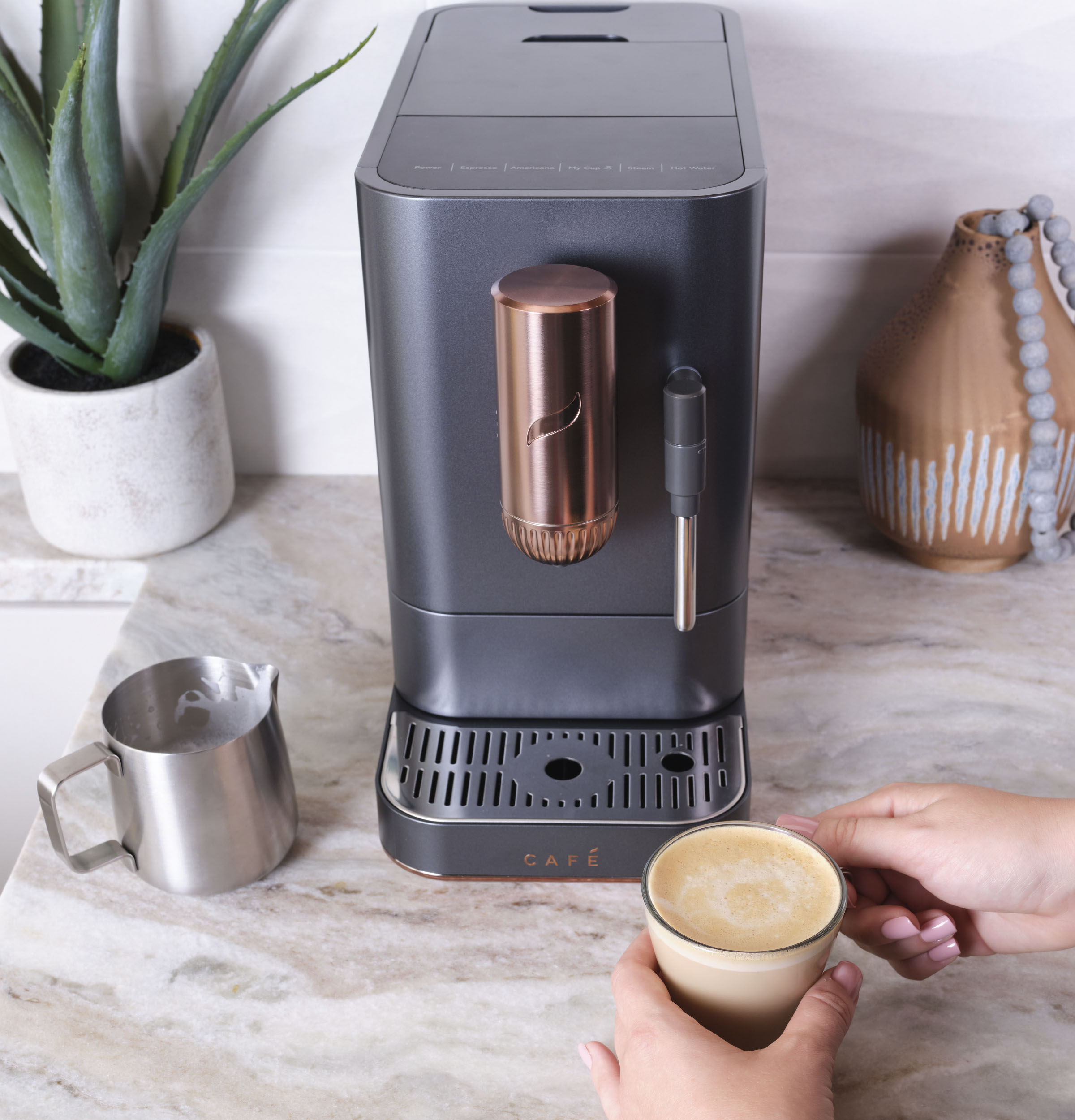 Café™ AFFETTO Automatic Espresso Machine + Frother - C7CEBBS3RD3