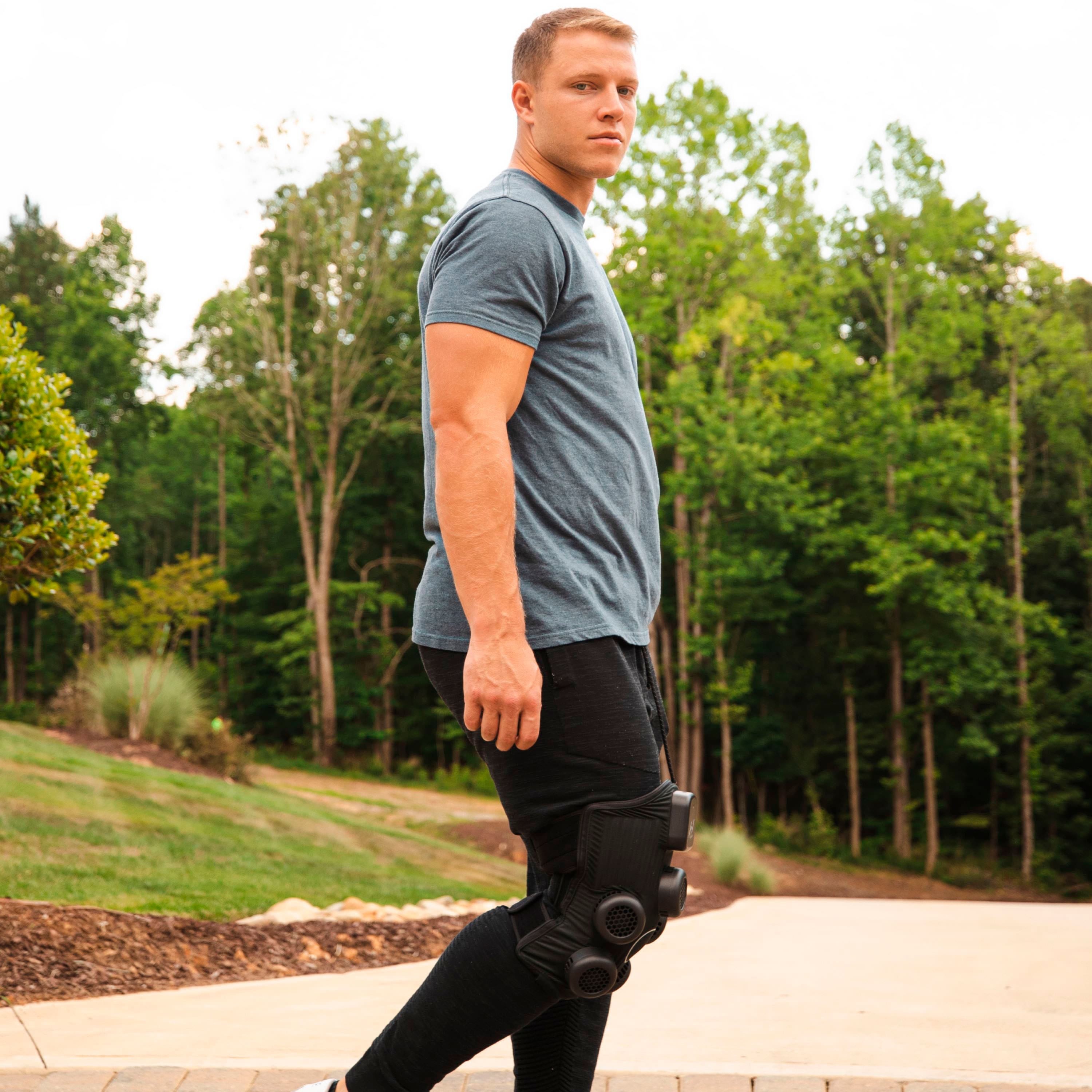 Alt View 19. Hyperice - X Knee Contrast Therapy Device - Black.