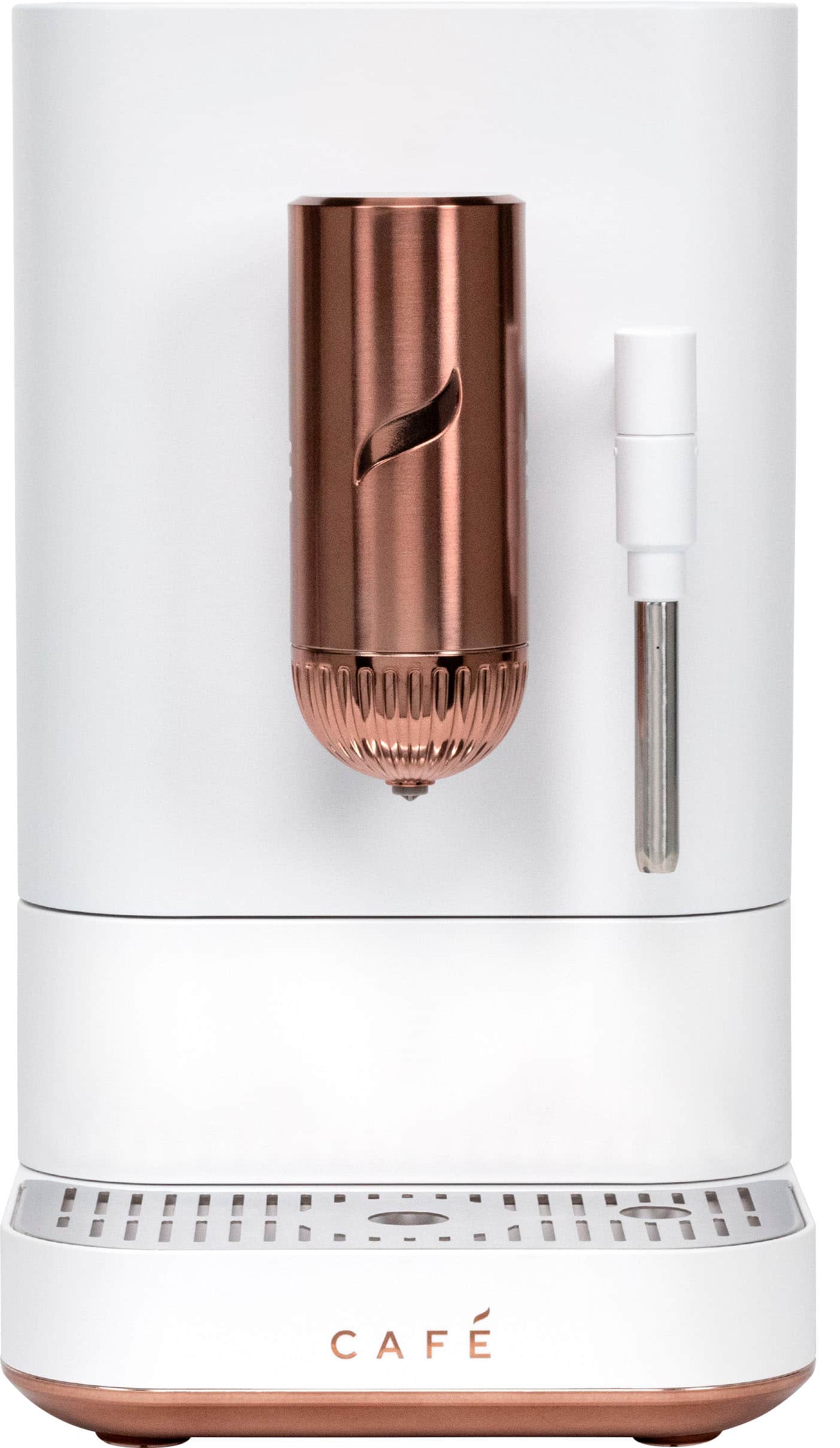 Alt View 1. Café - Affetto Automatic Espresso Machine with 20 bars of pressure, Milk Frother, and Built-In Wi-Fi - Matte White.