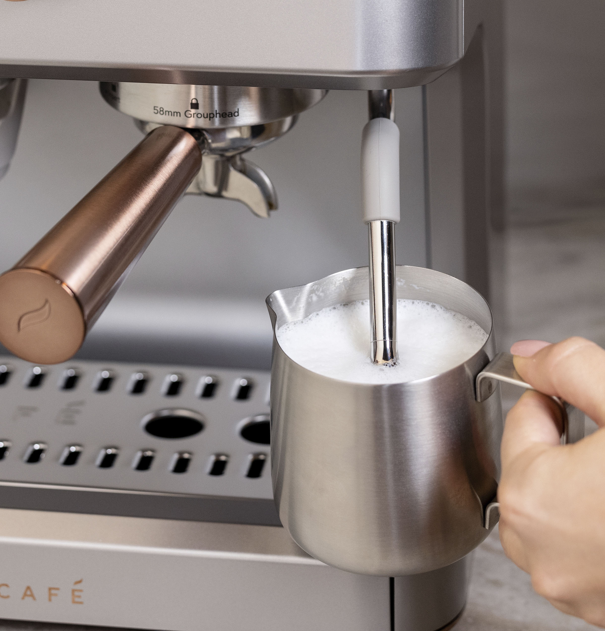 C7CESAS2RS3 by Cafe - Café™ BELLISSIMO Semi Automatic Espresso