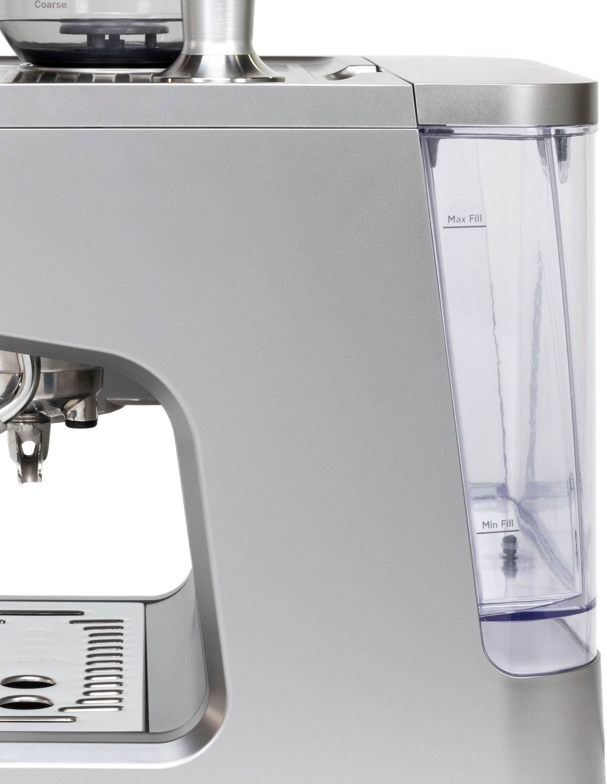 Alt View 30. Café - Bellissimo Semi-Automatic Espresso Machine with 15 bars of pressure, Milk Frother, and Built-In Wi-Fi - Steel Silver.