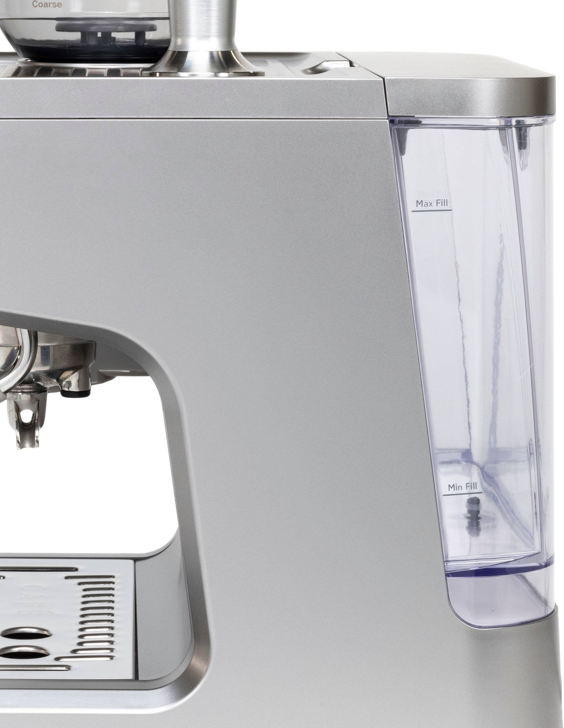 Alt View 30. Café - Bellissimo Semi-Automatic Espresso Machine with 15 bars of pressure, Milk Frother, and Built-In Wi-Fi - Steel Silver.