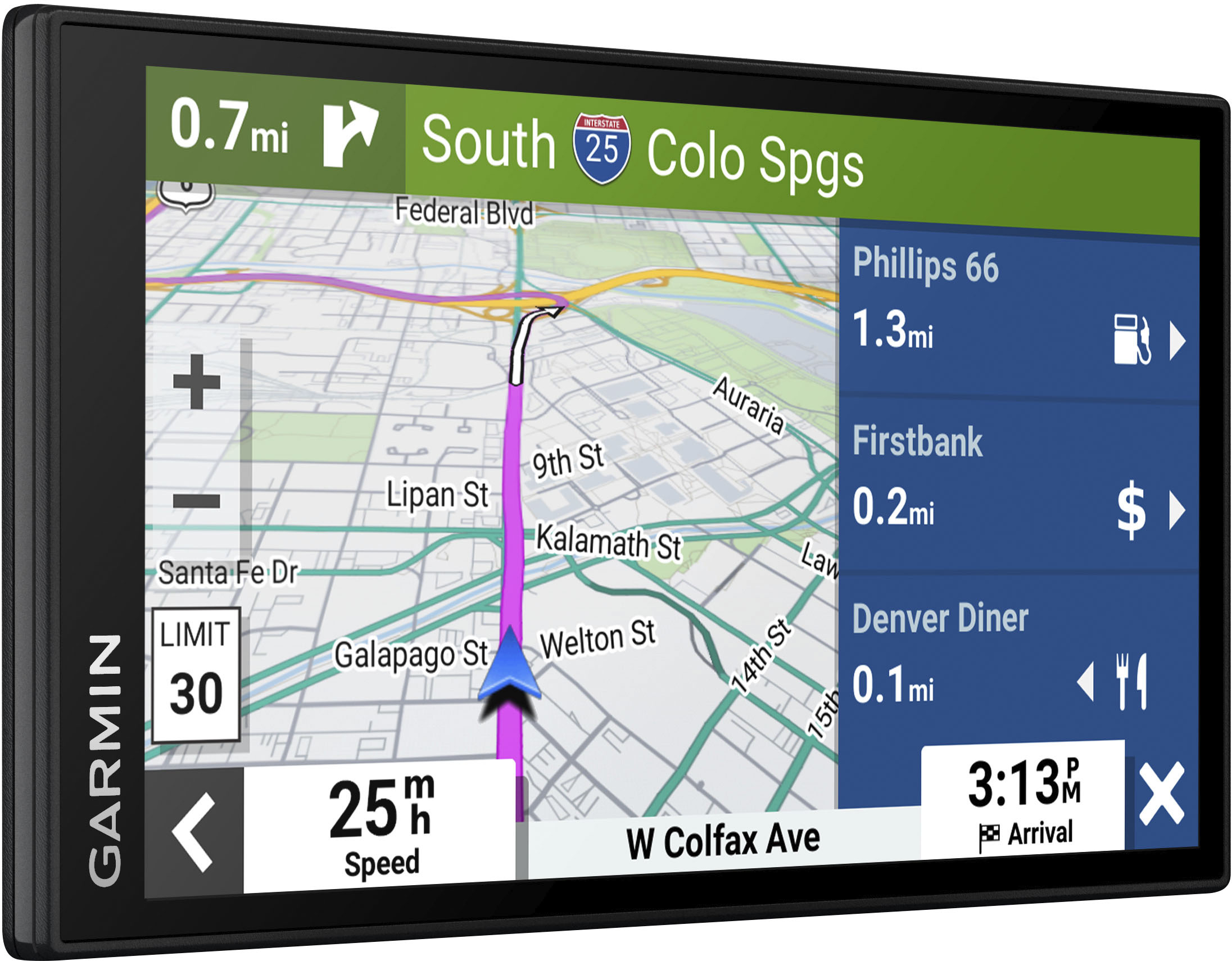 Paradis trække magasin Garmin DriveSmart 66 6" GPS with Built-In** Bluetooth, Map Updates and  Traffic Updates Black 010-02469-00 - Best Buy