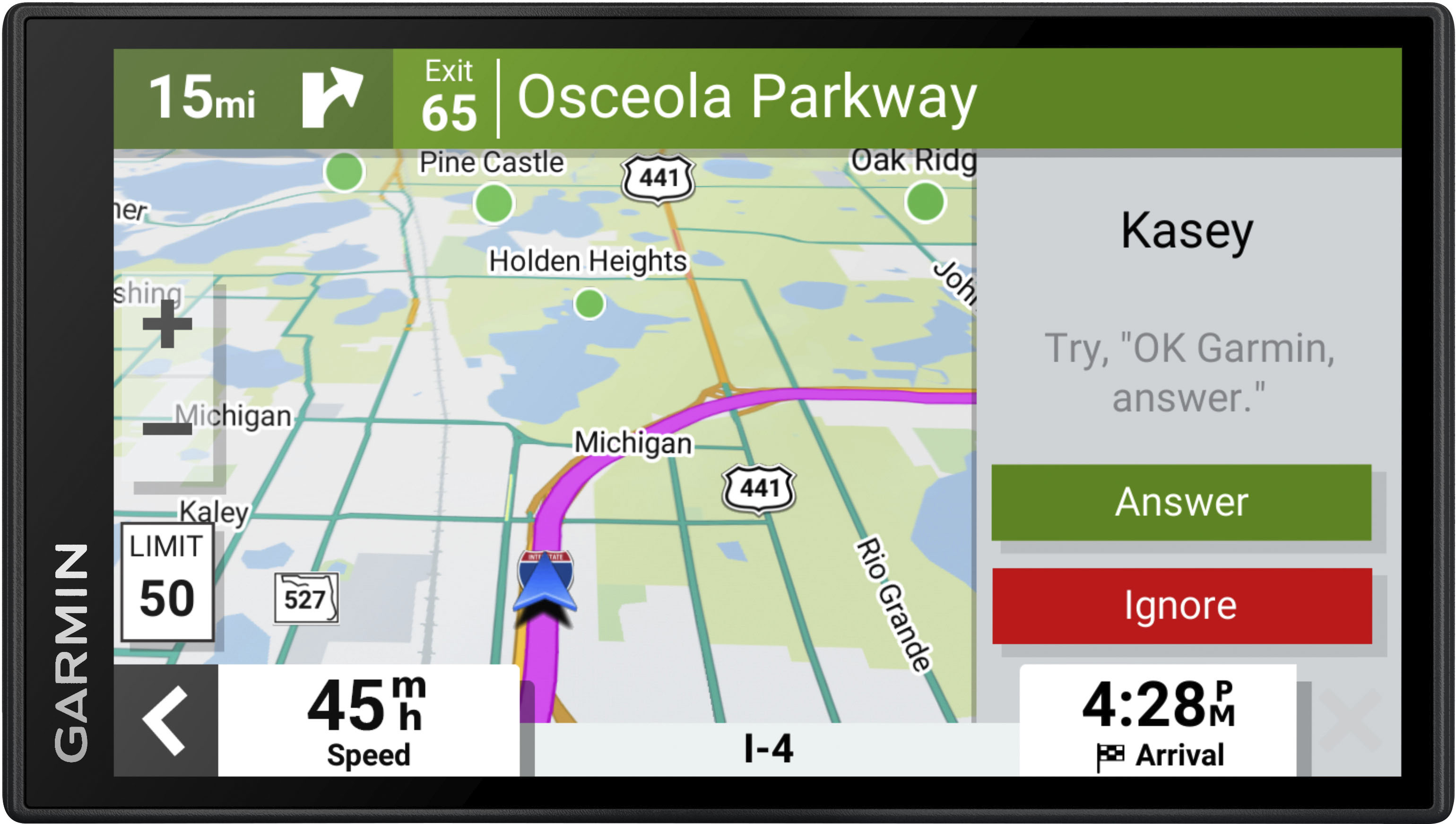  Garmin Drive™ 53 with Traffic, GPS Navigator, High
