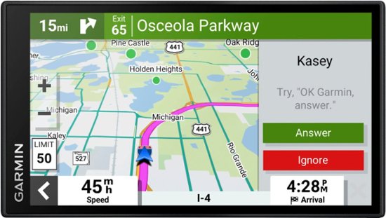 sikkerhed pensum Underskrift Garmin DriveSmart 66 6" GPS with Built-In** Bluetooth, Map Updates and  Traffic Updates Black 010-02469-00 - Best Buy