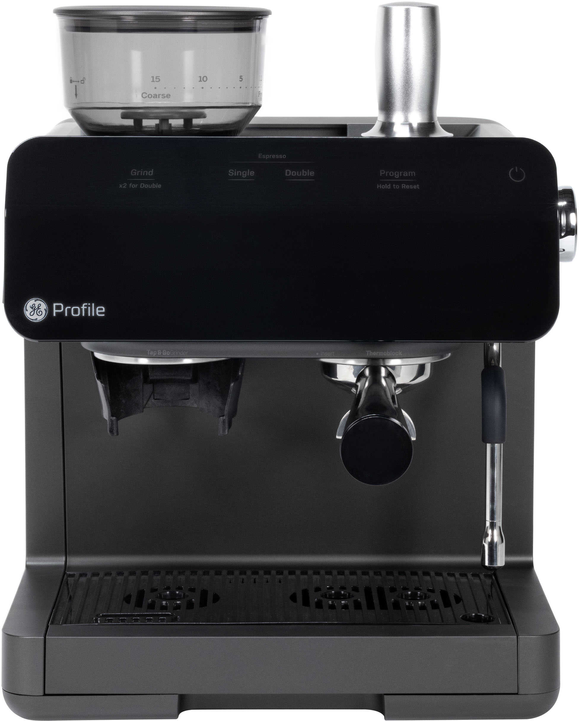 ego Compliment heel GE Profile Semi-Automatic Espresso Machine with 15 bars of pressure, Milk  Frother, and Built-In Wi-Fi Black P7CESAS6RBB - Best Buy